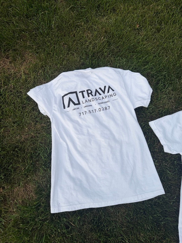 Finished screen printed garment
